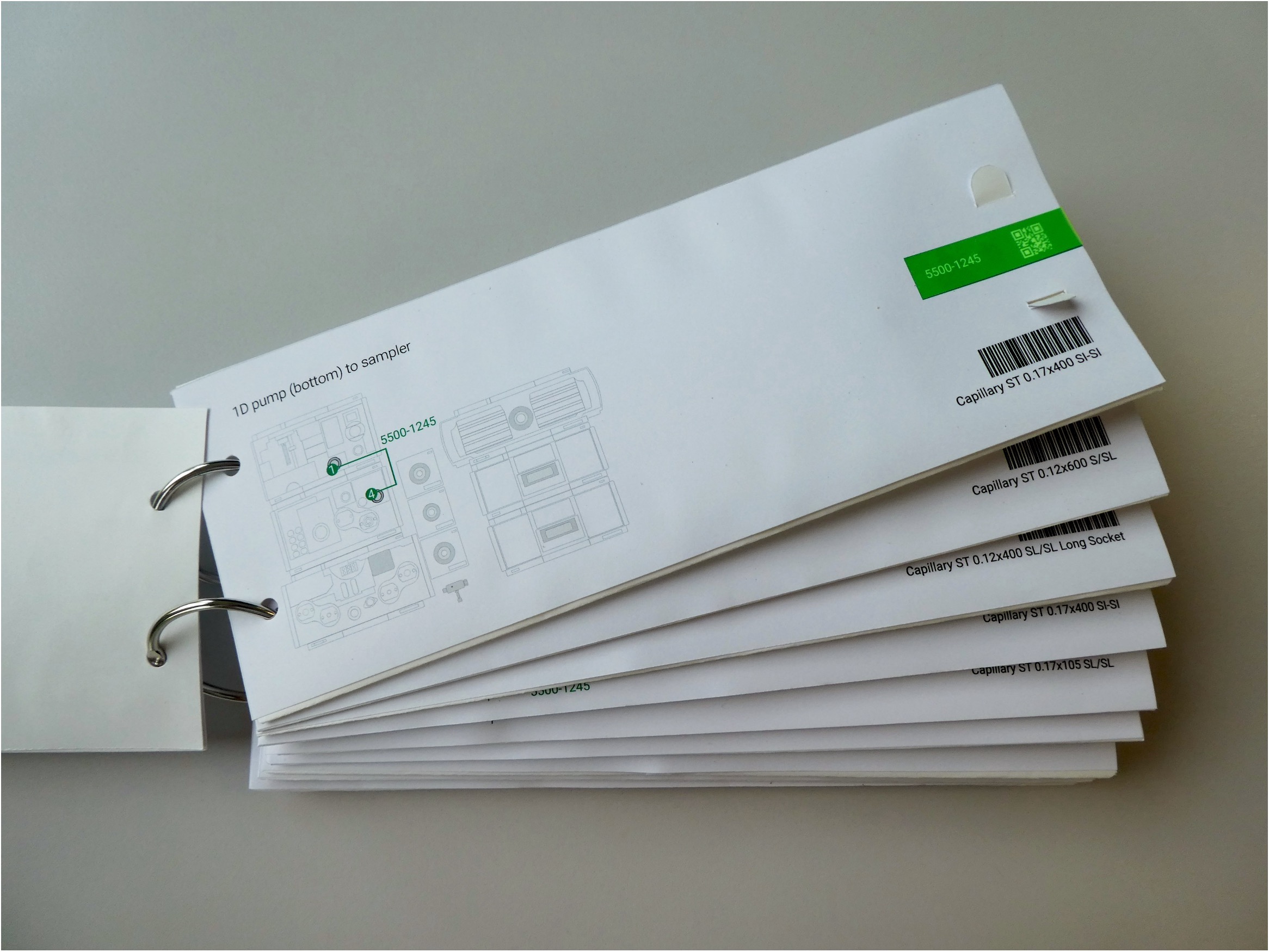 Capillary Packaging — installation sequence