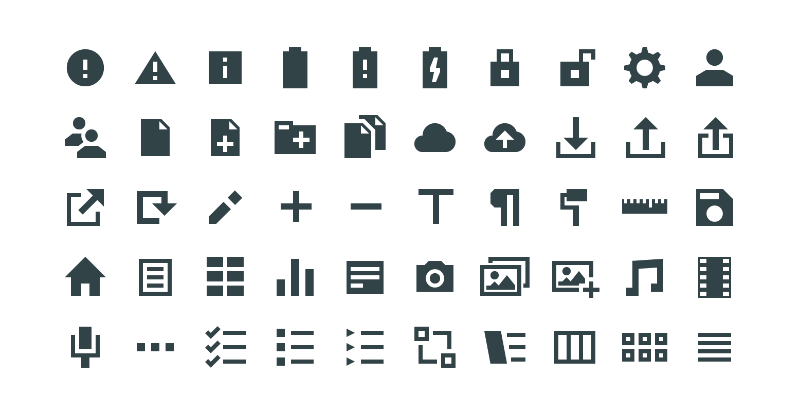 Icon Development — icon details