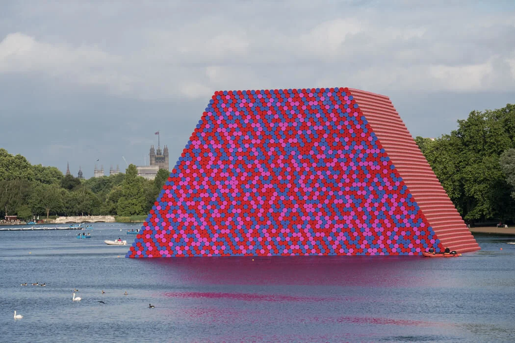 The London Mastaba — Christo and Jeanne-Claude, Hyde Park, London, 2016–2018